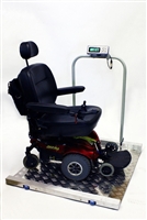 800 LB x 0.2 LB Digital Wheelchair Scale Bariatric Scale - Portable