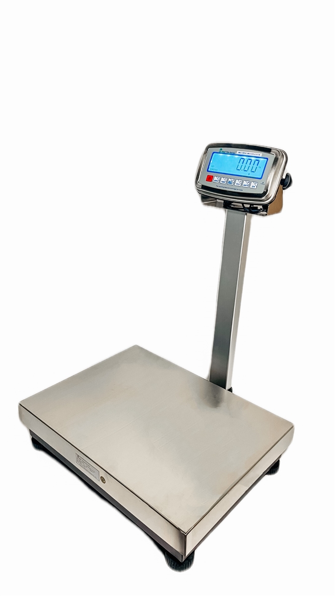 500 lb x 0.1 lb 18 x 24 Bench Scale - NTEP - Stainless Steel