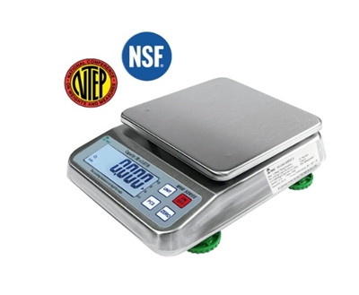 6 lb x 0.002 lb - Washdown Digital Scale - NTEP/NSF Certified