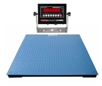 5,000 lb x 1 lb - 2' x 2' Floor Scale with Indicator - Legal for Trade