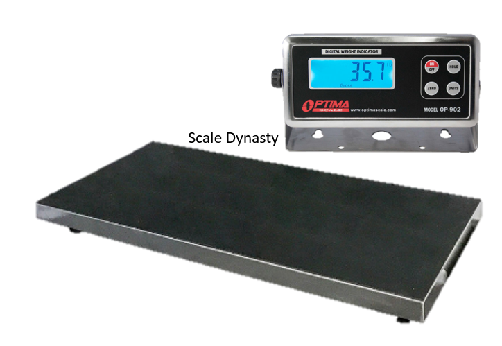 1000 lb x 0.2 lb Vet Scale - Stainless Steel animal scale.