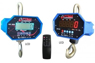 Optima 20,000 x 5 lb Hanging Industrial Crane Scale