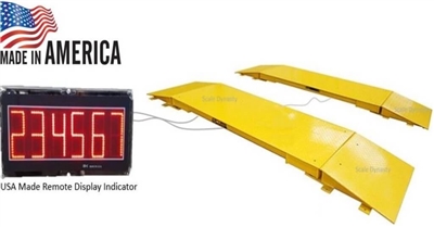 60,000 lb Axle Truck Scale with 6" LED Display